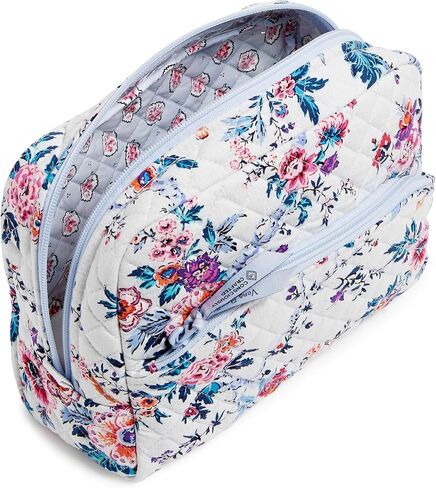 Vera Bradley Women's Cotton Large Cosmetic Makeup Organizer Bag in Saudi Arabia
