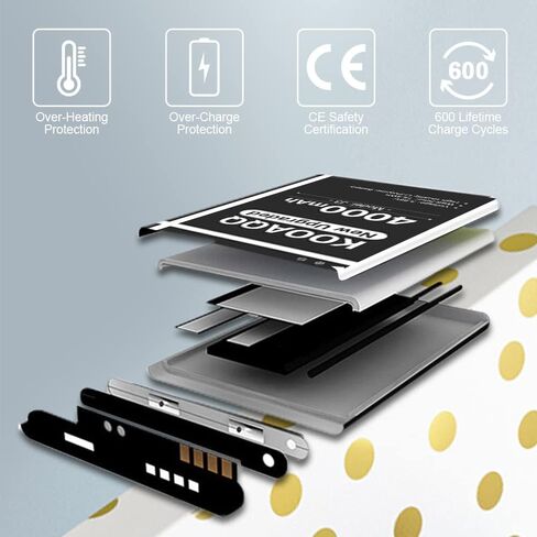 بطارية Galaxy J3، (الإصدار الجديد 2024) بطارية بديلة 4000 مللي أمبير في الساعة لهاتف Samsung J3 J327A J327P J320V J320A J320F J320P EB-BG530BBC EB-BG530BBE/ Galaxy On5/Galaxy Grand Prime SM-G550F in Kuwait