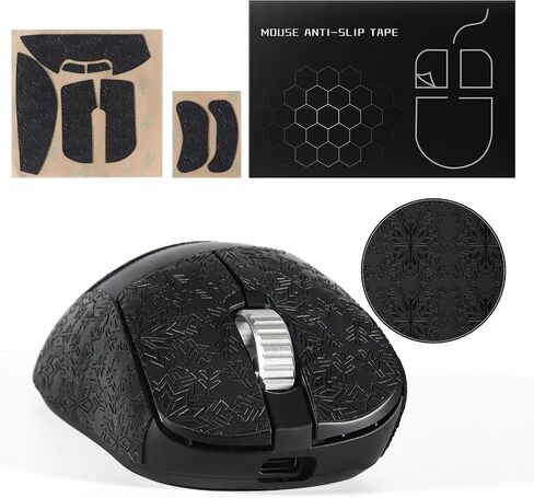 Immoenuc مجموعتان من زلاجات الماوس لـ Pulsar X2/X2mini/X2V2/X2V2Mini/X2H/X2Hmini/X2A/X2Amini وسادات قدم الماوس متينة 0.8 مم PTFE (أبيض) in Kuwait