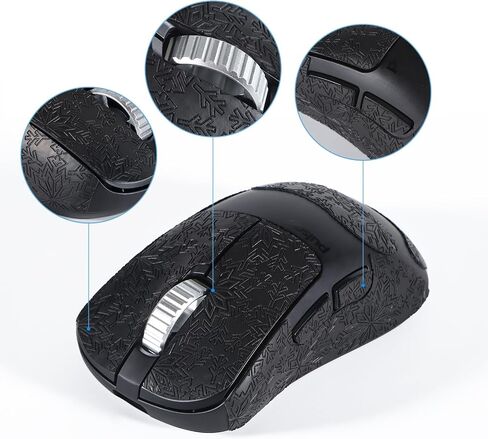 Immoenuc مجموعتان من زلاجات الماوس لـ Pulsar X2/X2mini/X2V2/X2V2Mini/X2H/X2Hmini/X2A/X2Amini وسادات قدم الماوس متينة 0.8 مم PTFE (أبيض) in Kuwait