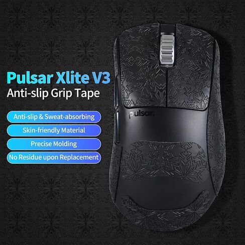 Immoenuc مجموعتان من زلاجات الماوس لـ Pulsar X2/X2mini/X2V2/X2V2Mini/X2H/X2Hmini/X2A/X2Amini وسادات قدم الماوس متينة 0.8 مم PTFE (أبيض) in Kuwait
