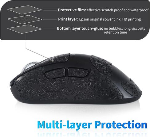 Immoenuc مجموعتان من زلاجات الماوس لـ Pulsar X2/X2mini/X2V2/X2V2Mini/X2H/X2Hmini/X2A/X2Amini وسادات قدم الماوس متينة 0.8 مم PTFE (أبيض) in Kuwait
