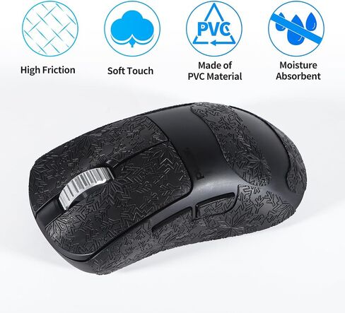 Immoenuc مجموعتان من زلاجات الماوس لـ Pulsar X2/X2mini/X2V2/X2V2Mini/X2H/X2Hmini/X2A/X2Amini وسادات قدم الماوس متينة 0.8 مم PTFE (أبيض) in Kuwait