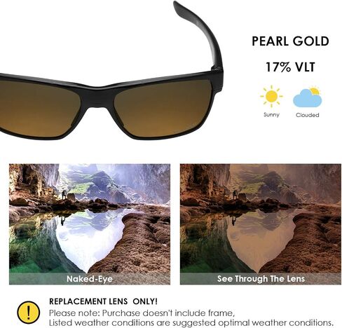BLAZERBUCK Anti-salt Polarized Replacement Lenses & Screws Screwdriver for Oakley Twoface XL OO9350 - Ice Blue in Saudi Arabia