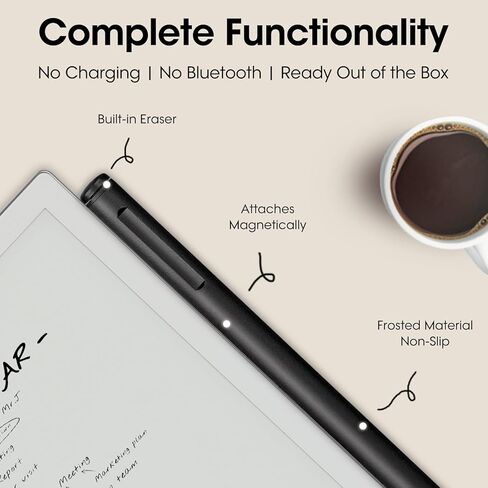 Magnetic Remarkable 2 Pen with Eraser, EMR Digital Stylus for Remarkable Replacement Pen Marker Plus,Remarkable 2 Stylus Alternative Marker Plus with 5 Pencil Tips fits Remarkable 2 Tablet in Kuwait