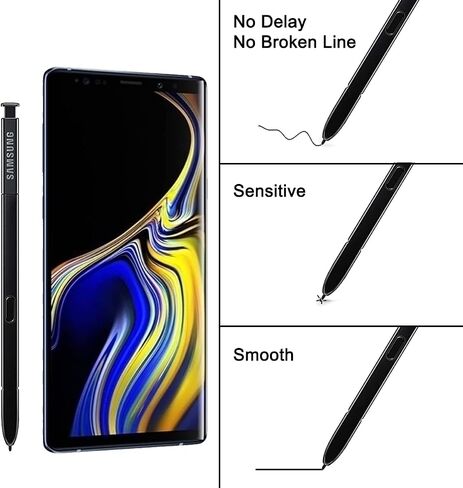 Galaxy Note 9 Touch Stylus S Pen Replacement for Samsung Galaxy Note 9 (Midnight Black) All Versions with 5*Tips/Nibs in Saudi Arabia