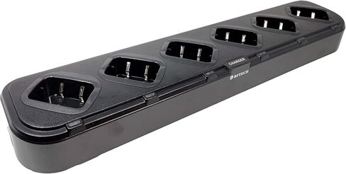 BFTECH DC-8-6 شاحن عصابة 6 اتجاهات للأشعة فوق البنفسجية-82HP، UV-82RT، GMRS-V1، MURS-V1، UV-82C، Baofeng UV-82 (بطارية BL-8)، شاحن متعدد الحجم لـ BaoFeng، بفتيك in Kuwait