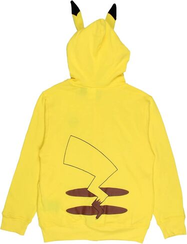 Seven Times Six Pokemon Boys' Pikachu Character Costume Printed Zip-Up Jacket Hoodie in Saudi Arabia