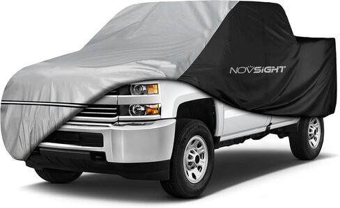 NOVSIGHT 6 Layers Truck Cover Waterproof All Weater, Heavy Duty Outdoor Pickup Truck Cover Fit to 210" L, Fit Regular Cab Short Box，Nissan Frontier, Ford F100 Ranger, Ram 150 250 Chevy C10 S10 in Saudi Arabia