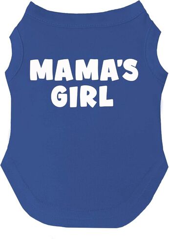 Mama's Girl Mother's Day, Valentine's Day Dog Tee Shirt Sizes for Puppies, Toys, and Large Breeds (Black, X-Small 949) in Saudi Arabia