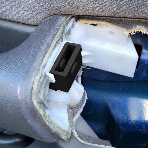 قطعتان من ملحقات مجموعة أدوات إصلاح ذراع باب السيارة باللون الأسود لسيارة شيفروليه سيلفرادو تاهو لسيارة جي إم سي سييرا يوكون 2003-2007، مناسبة تمامًا، وقابلة للإزالة/إعادة الاستخدام in Kuwait