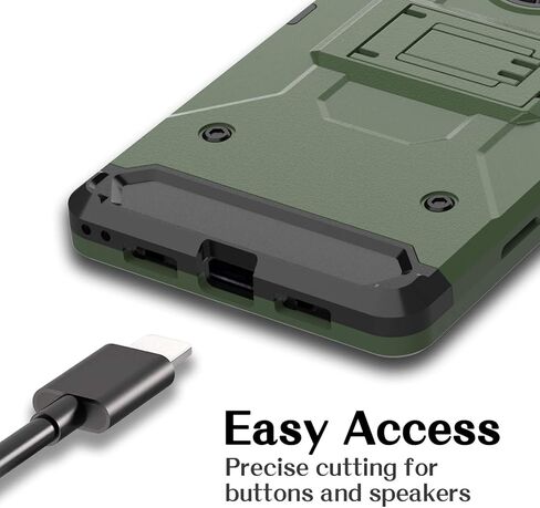 Compatible with Coolpad Legacy Case, Kickstand Series Full Body Heavy Duty Armor Protective Phone Cover Case for Coolpad Legacy 2019 (Black) in Kuwait