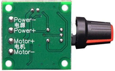 YXQ 5Pcs PWM DC Motor Speed Controller 1.8v 3v 5v 6v 12v 2A 30W Low Voltage Adjustable Driver Switch 1803BK in Saudi Arabia