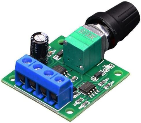 YXQ 5Pcs PWM DC Motor Speed Controller 1.8v 3v 5v 6v 12v 2A 30W Low Voltage Adjustable Driver Switch 1803BK in Saudi Arabia