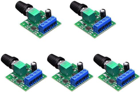 YXQ 5Pcs PWM DC Motor Speed Controller 1.8v 3v 5v 6v 12v 2A 30W Low Voltage Adjustable Driver Switch 1803BK in Saudi Arabia