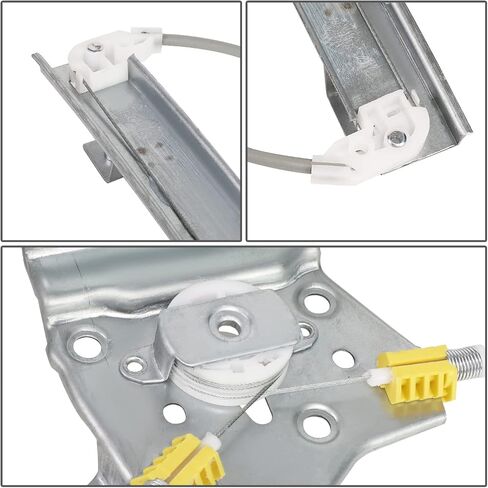 DNA MOTORING OEM-WR-0118 Rear Left Driver Side Power Window Regulator w/o Motor Compatible with 11-17 Chevy Caprice / 14-17 SS in Saudi Arabia
