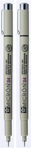 SAKURA PIGMA MICRON BLACK OPEN STOCK, PACK OF 2 PENS (04) in Saudi Arabia