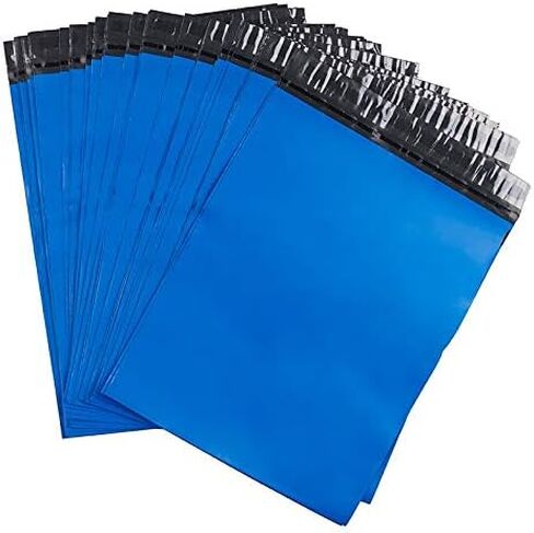 ProLine Blue 12x15.5 Poly Mailers Self Sealing Envelopes Bags Shipping Mailing Bags 2.5Mil Thickness (100 Mailers) in Saudi Arabia
