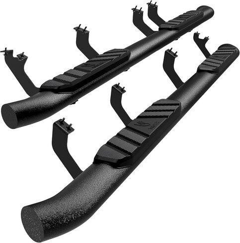 Tyger Auto 3.5" Rider Running Boards Compatible with 2022-2024 Toyota Tundra | Double Cab | TG-SS2T35848 | Side Step Rail Nerf Bars in Saudi Arabia