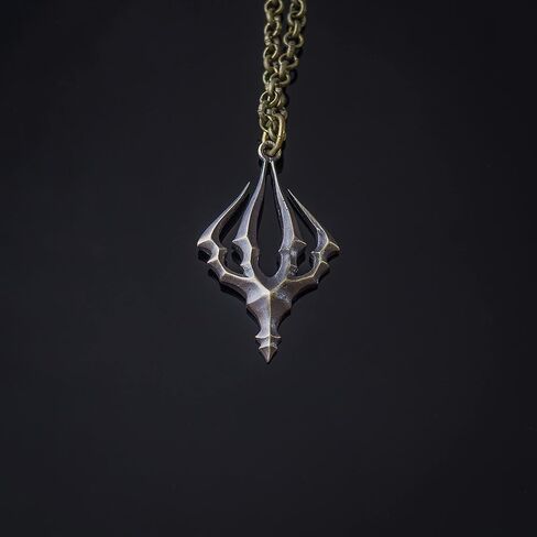 Hollow Knight King's Brand brass pendant - video game cosplay jewelry - necklace in Saudi Arabia