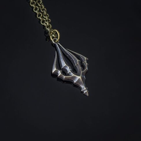 Hollow Knight King's Brand brass pendant - video game cosplay jewelry - necklace in Saudi Arabia