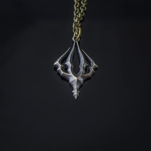 Hollow Knight King's Brand brass pendant - video game cosplay jewelry - necklace in Saudi Arabia