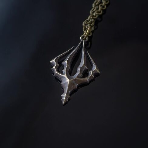 Hollow Knight King's Brand brass pendant - video game cosplay jewelry - necklace in Saudi Arabia