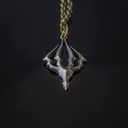 Hollow Knight King's Brand brass pendant - video game cosplay jewelry - necklace in Saudi Arabia