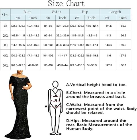 Women's Sexy Off Shoulder Short Sleeve Sequin Floor Length Bodycon Cocktail Evening Gown Party Maxi Dress in Saudi Arabia