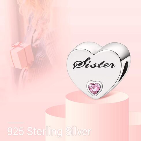 سحر قلب الأخت 925 حبة من الفضة الاسترليني للأساور in Kuwait