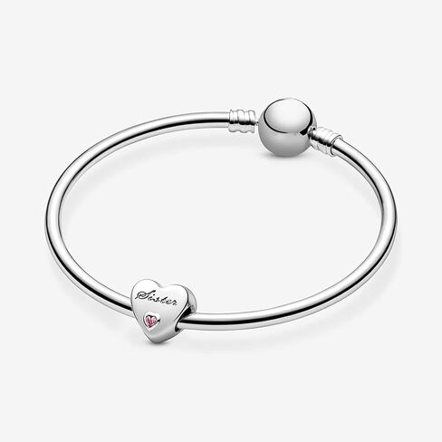 سحر قلب الأخت 925 حبة من الفضة الاسترليني للأساور in Kuwait