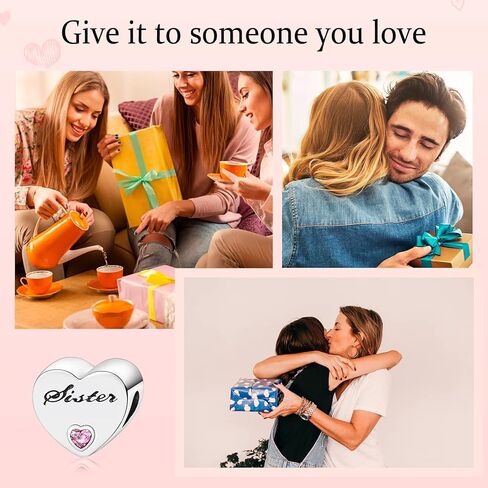 سحر قلب الأخت 925 حبة من الفضة الاسترليني للأساور in Kuwait