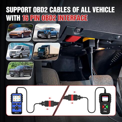 كابل تمديد obd2 كامل 16 دبوس ذكر إلى أنثى obdii تمديد كابل للسيارة obd التشخيص موسع سلك موصل رشاقته المواد (36 سنتيمتر/1.2ft) in Kuwait
