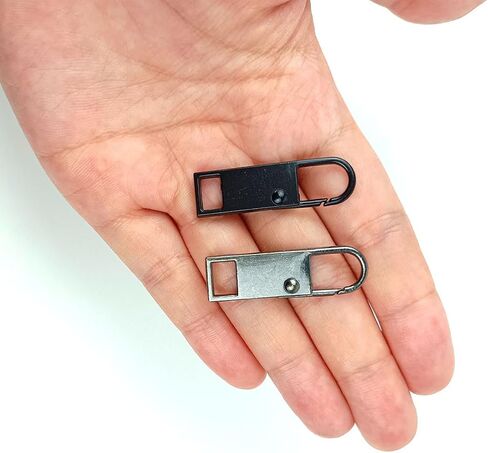 Zipper Pull Replacement, Detachable Zipper Pull Tab Repair for Luggage Clothing Jackets Backpacks Boots Purse (4 Colors) in Saudi Arabia