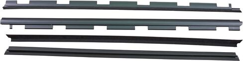 APDTY 134001 Weatherstrip Front Left & Right Inner & Outer Rubber Dew Wipe Set Replaces 15991406, 15991405, 15735502, 15704112 in Saudi Arabia
