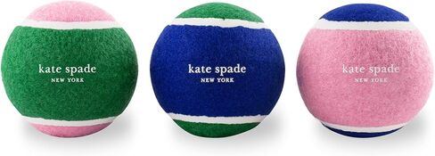 Kate Spade New York Dog Tennis Balls, Pet Safe Balls for Dogs to Exercise & Train, Fetch Pet Toys, (Set of 3) in Saudi Arabia