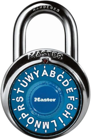 Master Lock Padlock, Standard Dial Lock, 1-7/8 in. Wide, Colors may vary in Saudi Arabia