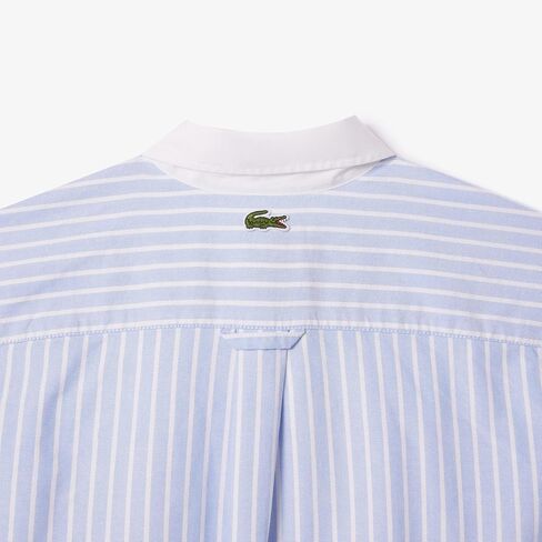 قميص أكسفورد رجالي بأكمام طويلة ومريح وأزرار سفلية من Lacoste in Saudi Arabia