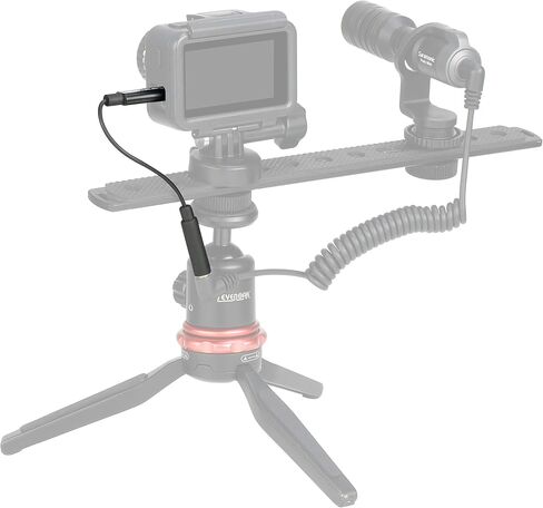 كابل محول صوت وميكروفون أنثى 3.5 مم مطلي بالذهب من سارامونيك لـ DJI Osmo Action (SR-C2007) in Saudi Arabia