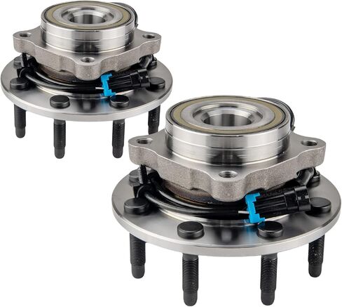 PHILTOP Front Wheel Hub Bearing Assembly for 2001-2006 Front Silverado 2500 HD 4WD; Front Sierra 1500 4WD/AWD; Front Sierra 2500 HD 4WD, Front Silverado 3500 4WD, 515058 x 2 in Saudi Arabia