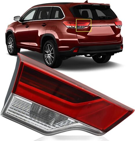 ضوء الذيل الداخلي الأيسر مناسب لسيارة Toyota Highlander 2017 2018 2019، استبدال مجموعة مصابيح LED الخلفية (جانب السائق) in Saudi Arabia