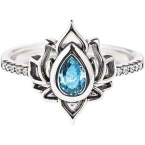 Lotus Ring 925 Sterling Silver Rings Stacking Rings for Women Casual Rings Delicate Everyday Ring Comfort Fit Lotus Ring for Daughter