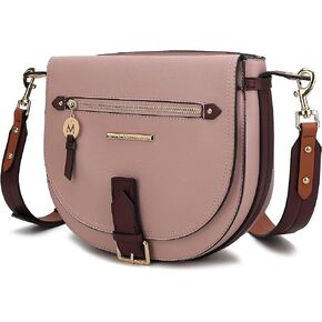 MKF Collection Shoulder Bag for Women, Vegan Leather Crossbody Handbag Purse
