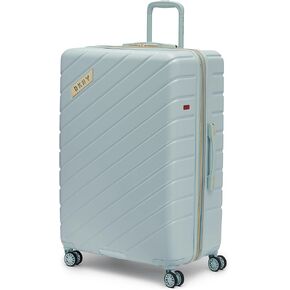 DKNY Spinner Hardside Check in Luggage, Wine, 30"