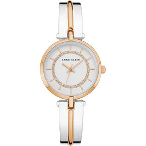 Anne Klein Women's Glitter Accented Bangle Watch