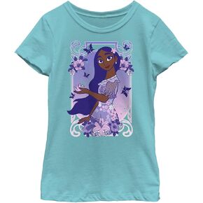 Disney Little, Big Encanto Effortless Isabella Girls Short Sleeve Tee Shirt