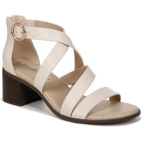 LifeStride Women's Heritage Strappy Block Heel Dress Sandals