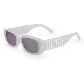 xo, Fetti Bride Sunglasses - White + Silver Marble | Bachelorette Party Sunnies, Engagement Decorations, Bridal Shower Accessory, Bach Supplies, Bridesmaid Favors, Bride To Be Gift