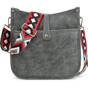 Cynure Women's Vagan Leather Crossbody Bag Handbag Vintage Shoulder Bag Purse for Ladies