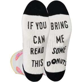 OoohYeah Unisex Novelty If You Can Read This Saying Athletic Crew Socks, Cool Funny Cotton Dress Socks Gift for Men & Women